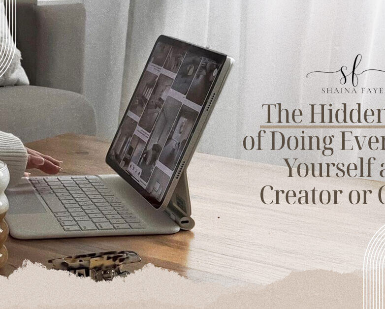 The Hidden Cost of Doing Everything Yourself as a Creator or Coach